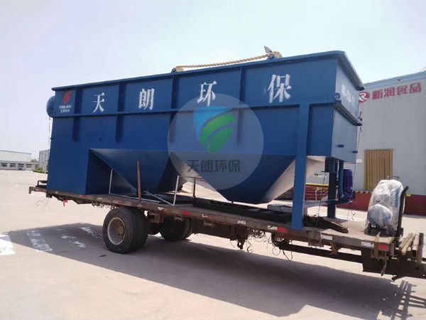 濰坊市新潤食品有限公司氣浮沉淀一體機(jī)設(shè)備使用現(xiàn)場